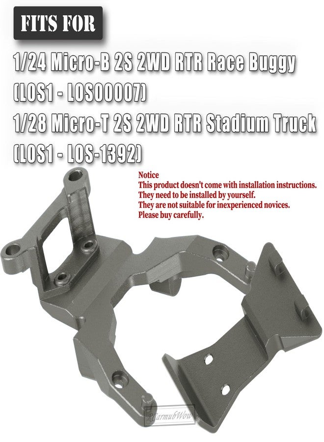 RCarmubWow RC Upgrades Part for 1/24 Micro-B,1/28 Micro-T,Driveshafts w/Wheel Hex,Shock Absorber,Turnbuckles,Steering,Front Bulkhead & Bumper,Titanium - Image 2